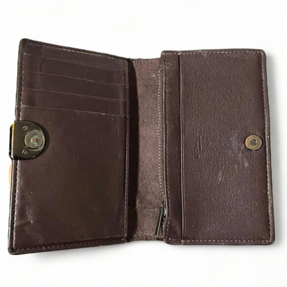 VINTAGE - COACH Dreamer Card Case in Pink Colorblock 76163 - Picture 2 of 4